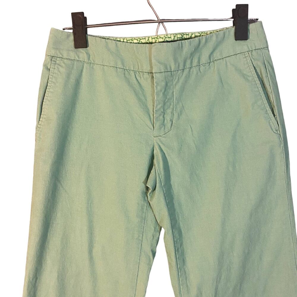 Vineyard Vines Mint Green Cotton Blend Casual Chino Pants Women Sz 0 - Picture 10 of 10